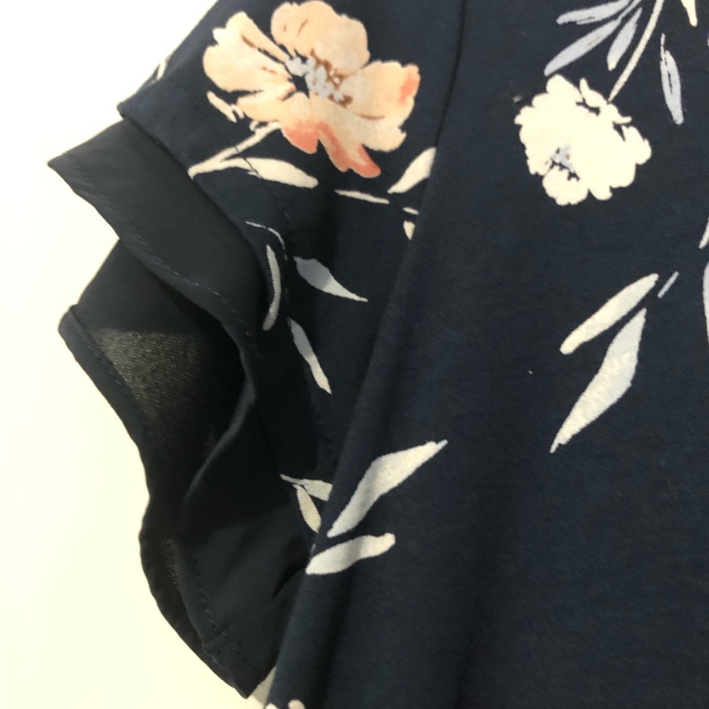 J Jill Wearever Petite Small Floral Dress - Picture 4 of 6